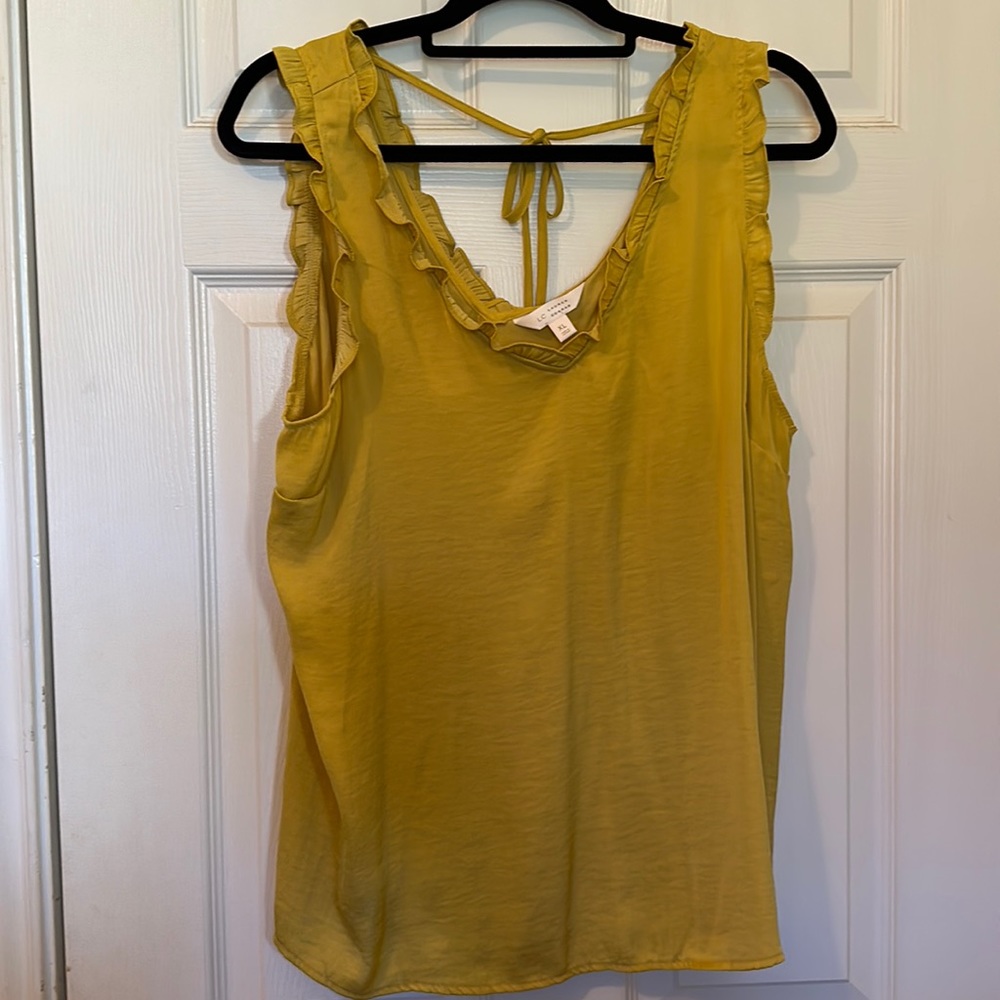 Mustard Lauren Conrad tank